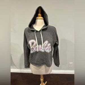 NWT Barbie Grey Women’s Hoodie Sweater size Medium by Grayson Threads